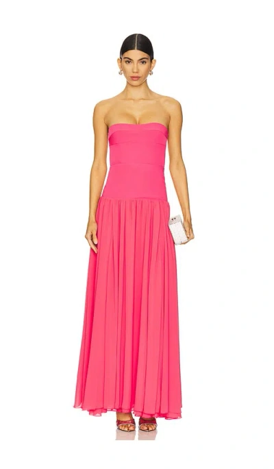 Lovers & Friends Margot Gown In Pink