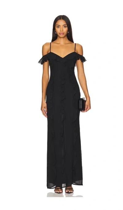 Lovers & Friends Marisol Gown In 黑色