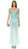 LOVERS & FRIENDS KATRINA MESH MAXI DRESS