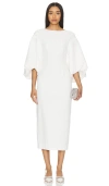 Lovers & Friends Midi-kleid Evonne In Ivory