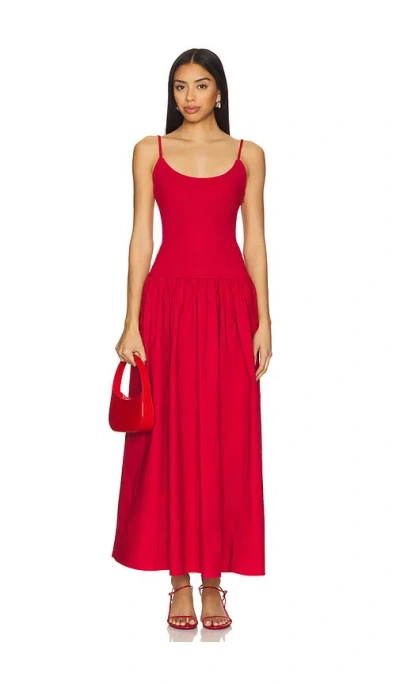 Lovers & Friends Morena Maxi Dress In 红色