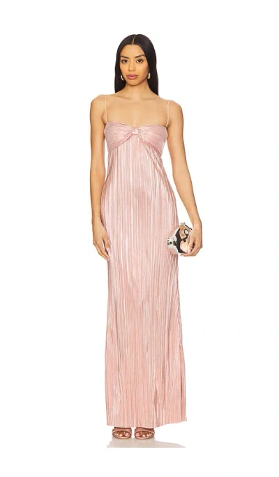 Lovers & Friends Mya Gown In Rose