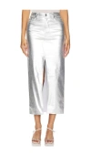 Lovers & Friends Naomi Maxi Skirt In 银色