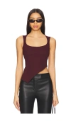 Lovers & Friends Penn Top In 深红色