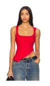 Lovers & Friends Penn Top In Red