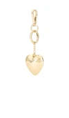 Lovers & Friends Rachel Bag Charm In Metallic Gold