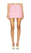 Lovers & Friends Ren Mini Skirt In Pink