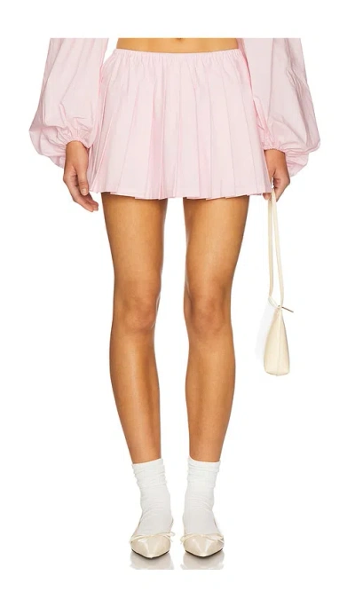 Lovers & Friends Renae Mini Skirt In Pink