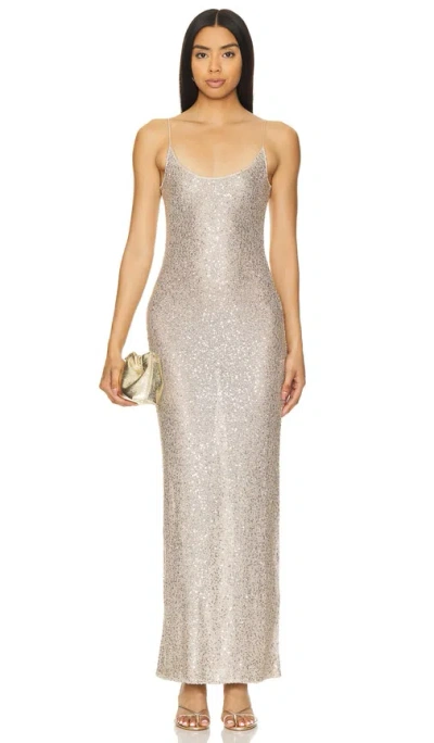 Lovers & Friends Rossa Maxi Dress In Champagne