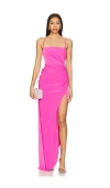 Lovers & Friends Sabrina Gown In 粉色