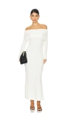 Lovers & Friends Sade Maxi Knit Dress In 象牙白