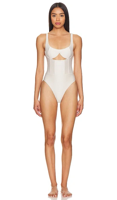 Lovers & Friends Seychelle One Piece In White Sand