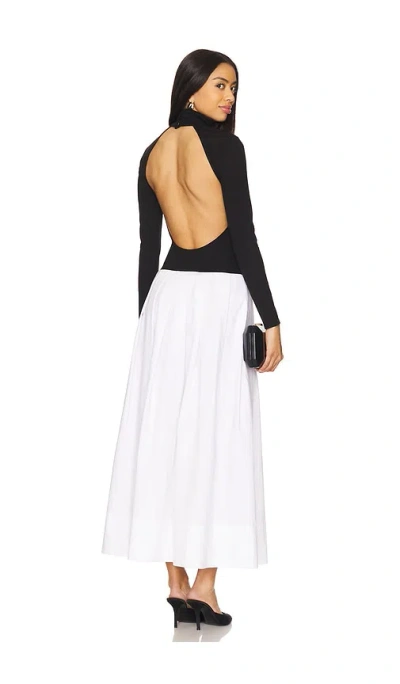 Lovers & Friends Sol Midi Dress In 黑色、白色
