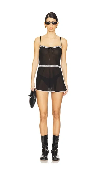 Lovers & Friends Tarbes Mini Dress In 黑色