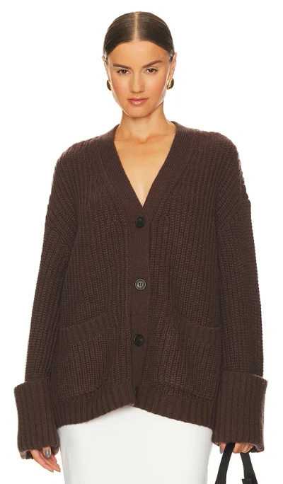 Lovers & Friends Tiya Cardigan In 브라운