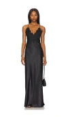 Lovers & Friends X Emma Rose Rhea Slip Dress In Black