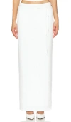 Lovers & Friends X Maggie Macdonald Carolyn Maxi Skirt In 白色