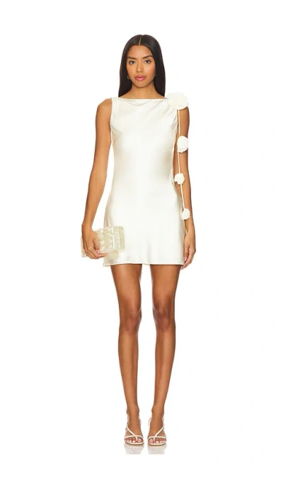Lovers & Friends X Maggie Macdonald Mariam Mini Dress In Ivory