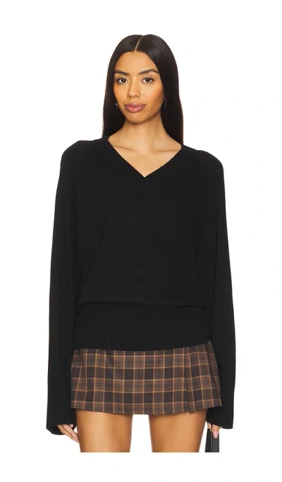 Lovers & Friends Yasmina V Neck Sweater In Black