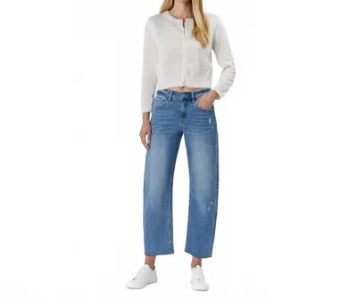 Lovervet Conner Mild Barrel Jeans In Blue