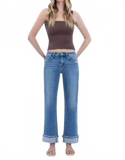 Lovervet Delicate Gleam Wide Leg Jean In Blue