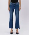 Lovervet High Rise Crop Raw Hem Bootcut Jeans In Love Craft In Multi