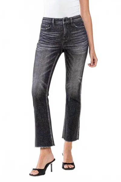 Lovervet Kick Flare Denim Jeans In Perfect Black In Multi