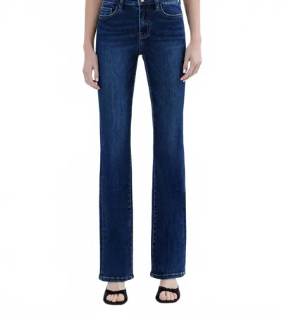 Lovervet Pippa Tummy Control High Rise Bootcut Jeans In Medium Denim In Blue
