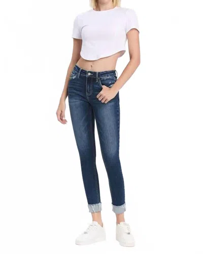 Lovervet Reflex Mid Rise Skinny Jeans In Blue