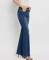 Lovervet Shakin In My Boots Bootcut Jeans In Dk Wash In Multi