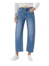 Lovervet Smooth Move High Rise Barrel Leg Jeans In Her Possession In Blue