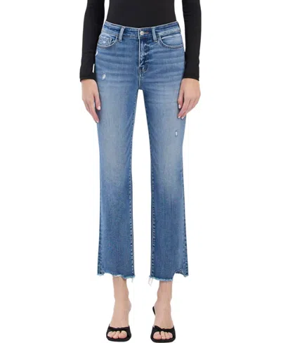 Lovervet Tummy Control High Rise Slim Straight Jeans - Plus In Amazingly In Multi