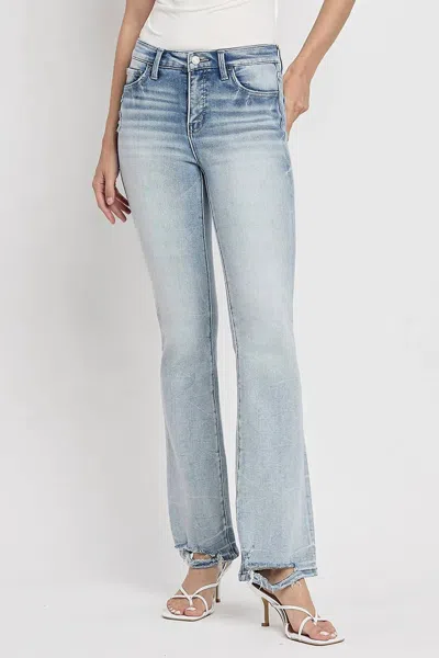 Lovervet Tummy Control Mid Rise Bootcut Jeans - Plus In Bloom