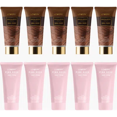 Lovery 10 Piece Holiday Hand Cream Stocking Stuffers