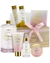 Lovery 10pc Luxury Home Spa Gift Basket - 8pc Bath And Body Care Package In Multi