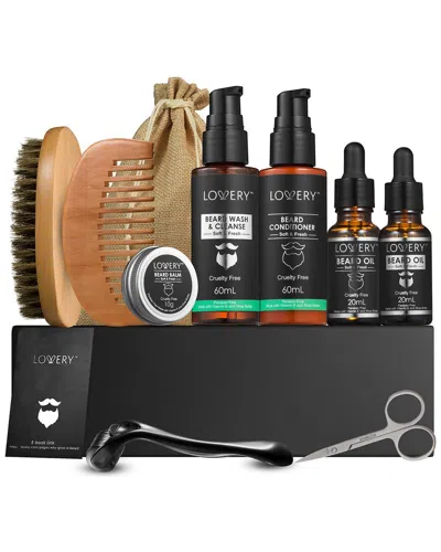 LOVERY LOVERY 12PC BEARD GROOMING & GROWTH KIT