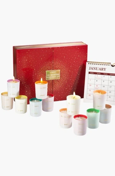 Lovery 15-pc. Candle Gift Set With 12 Scented Home Candles, Calendar & Gold Pen