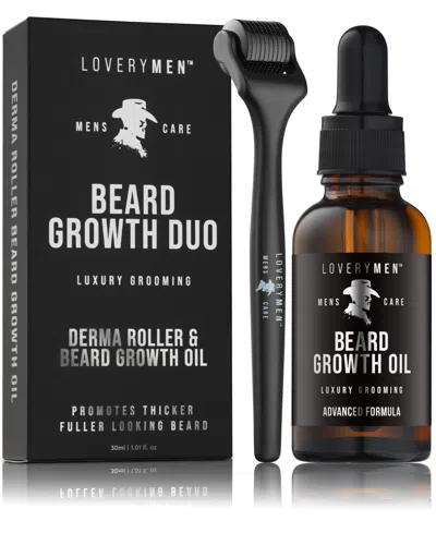 Lovery 2-pc. Men Derma Roller & Beard Growth Oil Gift Set In No Color
