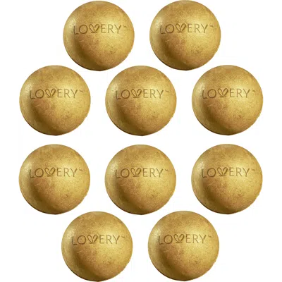 Lovery 24k Gold Bath Bombs Christmas Treats In 10pc