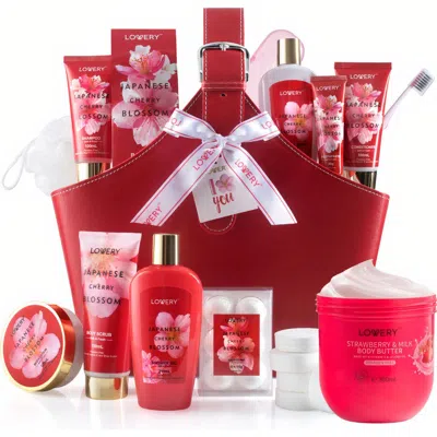 Lovery 26-piece Bath & Body Cherry Blossom Spa Set