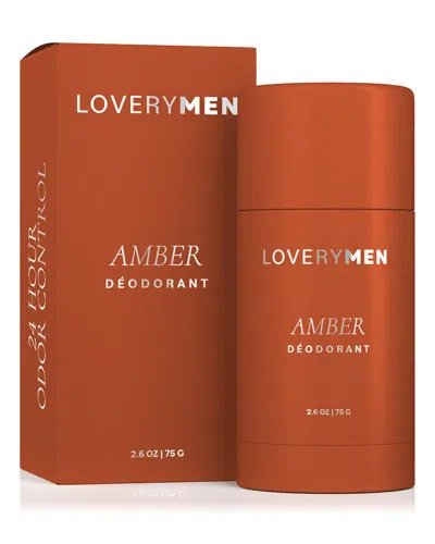 LOVERY LOVERY 2.6OZ AMBER ALUMINUM FREE DEODORANT STICK