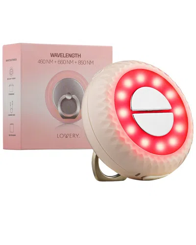 Lovery 2-in-1 Led Red Light Therapy Skincare Device With Ems & Vibration In Neutral