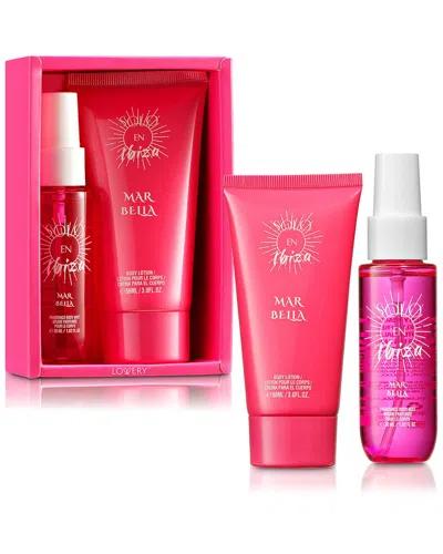 Lovery 2pc Solo En Ibiza Mar Bella Gift Set In Pink
