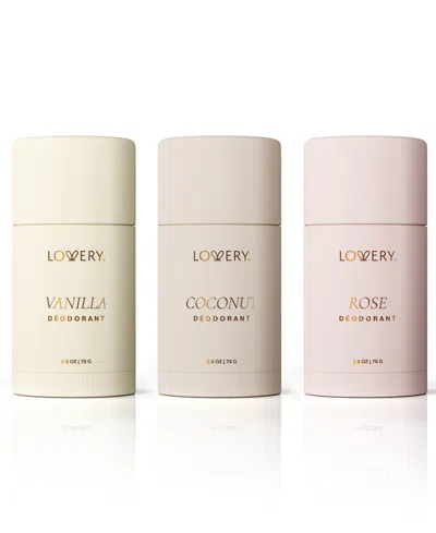 Lovery 3-pc. Deodorant Stick Gift Set In No Color