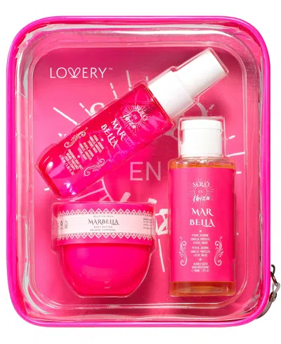 Lovery 3-pc. Solo En Ibiza Mar Bella Gift Set In Pink