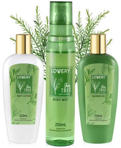 Lovery 3-pc. Tea Tree Bath & Body Set