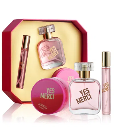 Lovery 3-pc. Yes Merci Bath & Body Care Gift Set In No Color