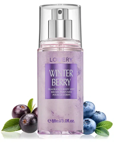 Lovery 3fl oz Winter Berry Fragrance Body Mist Spray In Purple