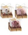 Lovery 3pc Bath Bomb Gift Set In Coffee Scent In Multicolor