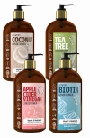 Lovery 4-pack Conditioner Set Biotin, Coconut, Apple Cider Vinegar & Tea Tree